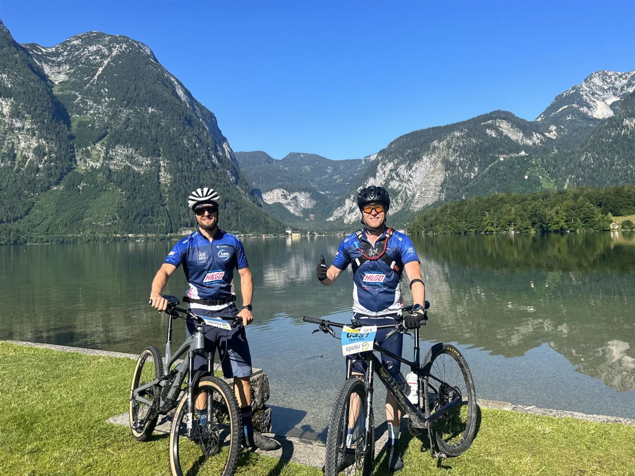Vor dem Start in Obertraun