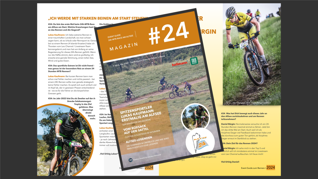 #24 - das neue E-paper zum MTB-Rennen am Alfsee - JETZT ONLINE!